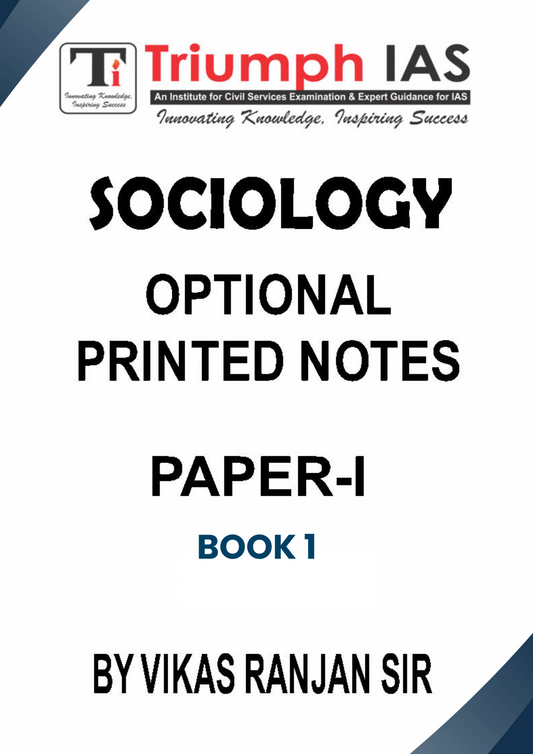 Vikas Ranjan Sociology Notes