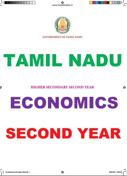 TAMILNADU ECONOMY ENGLISH PART 1 & 2