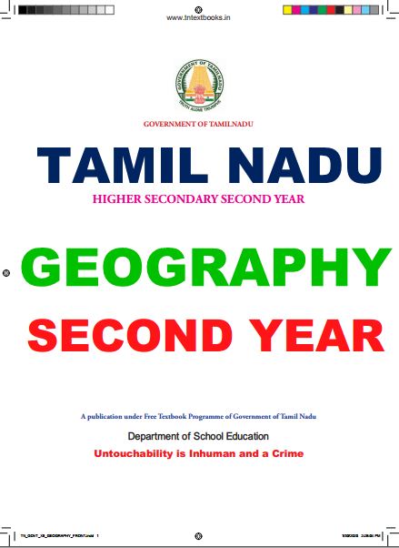 TAMILNADU BOARD GEOGRAPHY PART-1 & 2