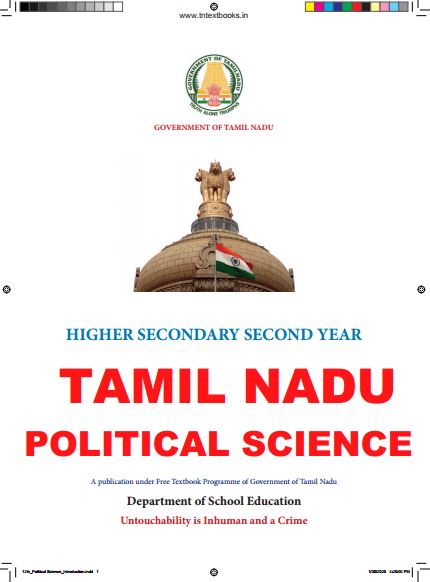 TAMILNADU BOARD POLITICAL SCIENCE FIRST YEAR