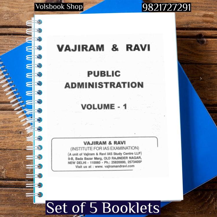 public administration optional-Vajiram IAS